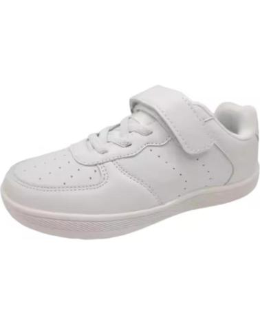 DEMAX ZAPATILLAS DEPORTIVAS COLEGIAL BLANCAS PARA NIÑO Y NIÑA BLANCO