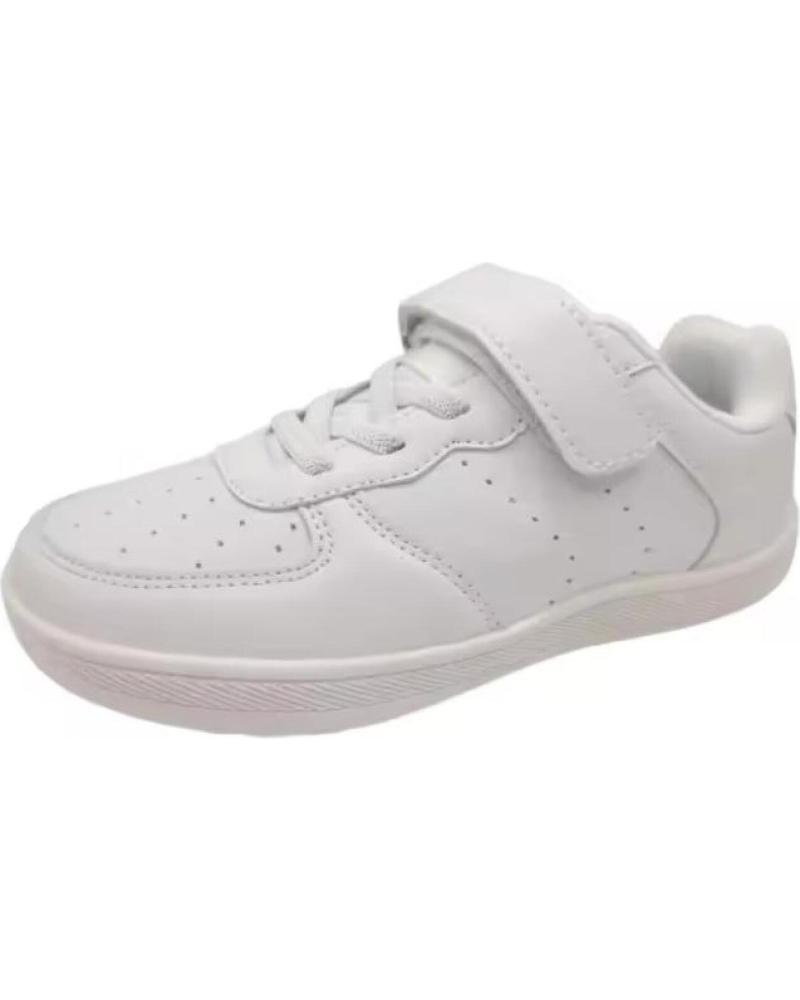 DEMAX ZAPATILLAS DEPORTIVAS COLEGIAL BLANCAS PARA NIÑO Y NIÑA BLANCO
