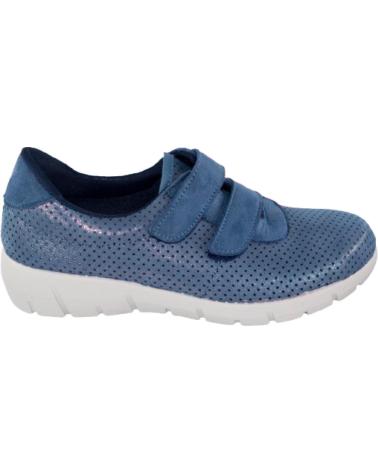 SEVILLAS WOMEN'S BLUE SPORTS TRAINERS WITH DOUBLE VELCRO AZUL