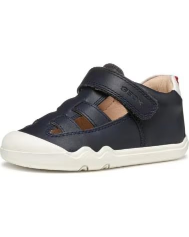 GEOX CASUAL SPORT NAPPA NAVY-WHITE AZUL MARINO