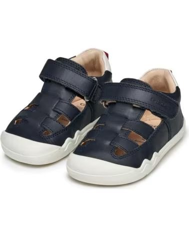 GEOX CASUAL SPORT NAPPA NAVY-WHITE AZUL MARINO
