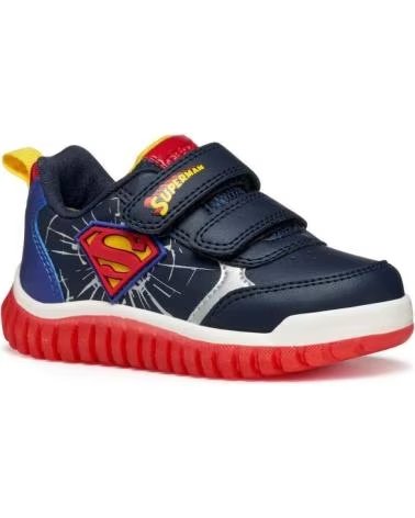 GEOX DEPORTIVO VELCROS SUPERMAN NAVY-ROYAL AZUL MARINO