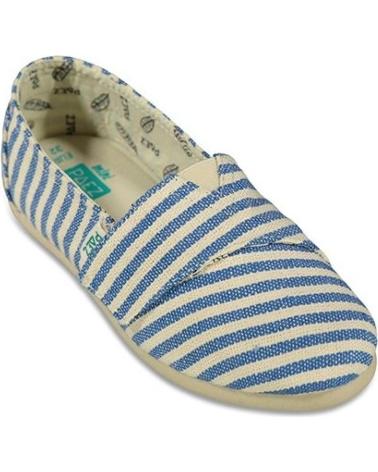 PAEZ GUM CLASSIC MINI BABY ESPADRILLE BLAUE STREIFEN AZUL