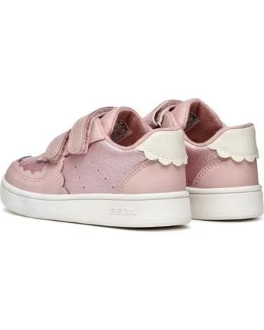 GEOX SNEAKERS VELCROS ROSE