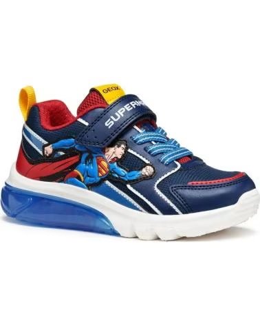 GEOX ZAPATILLAS NINO MODELO J CIBERDRON BOY COLOR AZUL C0200