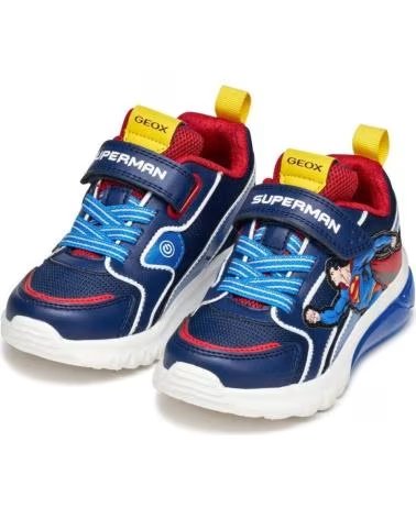 GEOX ZAPATILLAS NINO MODELO J CIBERDRON BOY COLOR AZUL C0200