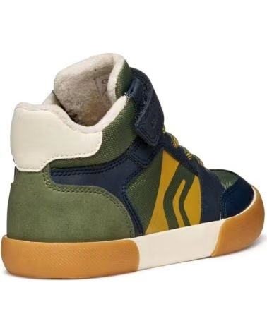 GEOX BOTITA ELASTICO Y VELCRO MILITARY-NAVY KHAKI