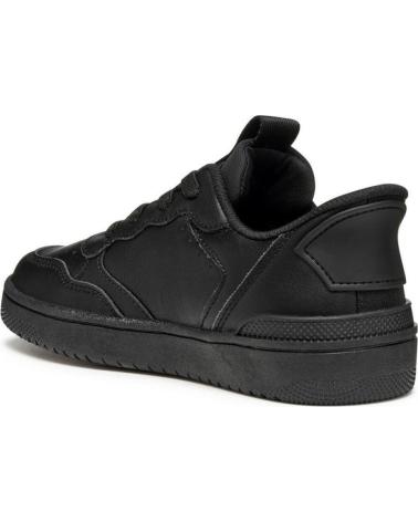 SNEAKERS ELASTICHE GEOX BLACK NERO PER BAMBINO NEGRO