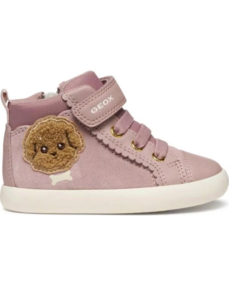 GEOX B GISLI B561MB 022BC C8056 ELÁSTICO Y VELCRO ANTIQUE ROSE C8056 ANTIQUE ROSE