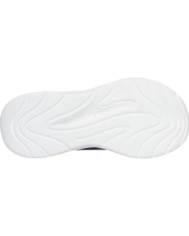 ZAPATILLAS DEPORTIVAS SKECHERS PARA NIÑA CON CIERRE ELÁSTICO Y VELCRO - FUCSIA/AZUL MARINO NAVY