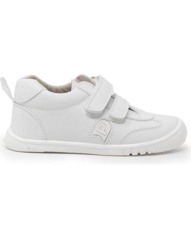 SCARPE SPORTIVE RISPETTOSE PIRUFIN BIANCHE CON DOPPIO VELCRO BLANCO Y AZUL