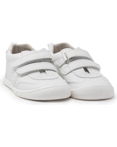 SCARPE SPORTIVE RISPETTOSE PIRUFIN BIANCHE CON DOPPIO VELCRO BLANCO Y AZUL