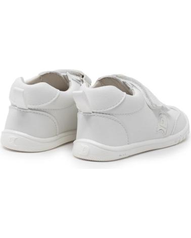 SCARPE SPORTIVE RISPETTOSE PIRUFIN BIANCHE CON DOPPIO VELCRO BLANCO Y AZUL