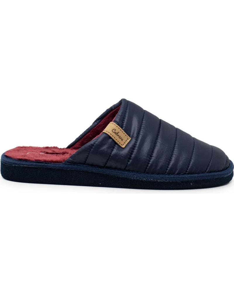 CABRERA PANTOFOLE DA CASA IMBOTTITE BLU MARINO AZUL MARINO