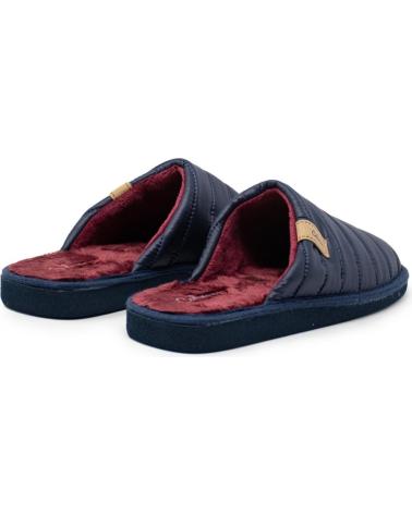 CABRERA PANTOFOLE DA CASA IMBOTTITE BLU MARINO AZUL MARINO