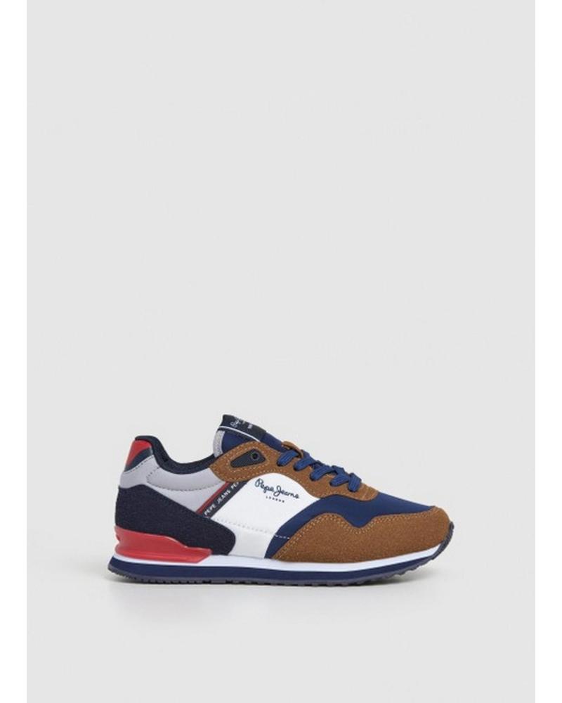 SNEAKERS PEPE JEANS RUNNING TOFFEE MARRONE MARRON