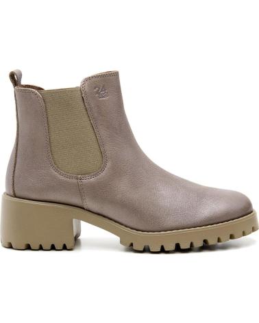 24 HORAS 24 HRS BOTIN DE PIEL CONFORT PARA MUJER 26568 COLOR LINO BEIG