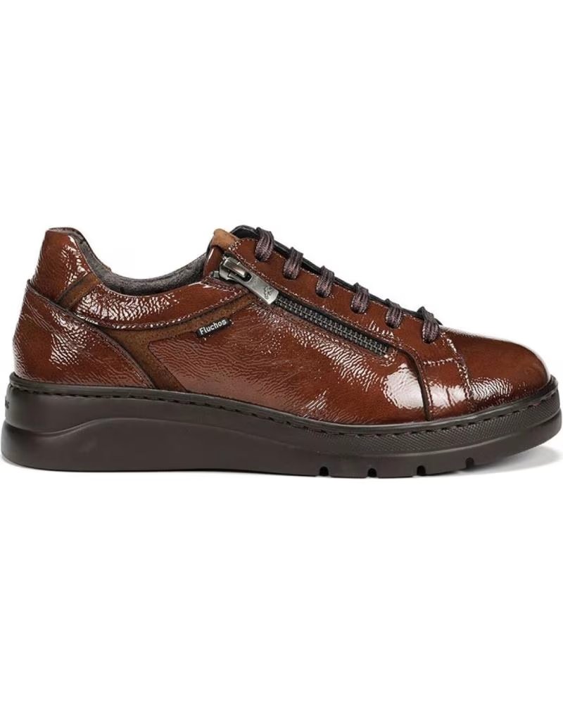 FLUCHOS ZAPATO ELASTICO Y CRAMALLERA CUERO