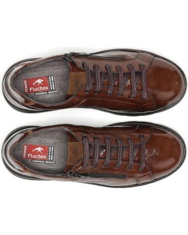 Zapatillas deporte pour Femme FLUCHOS ZAPATILLAS PARA MUJER EN COLOR MARRON MARRON