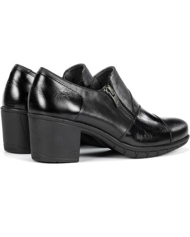 FLUCHOS ZAPATO CON CREMALLERA LATERAL NEGRO