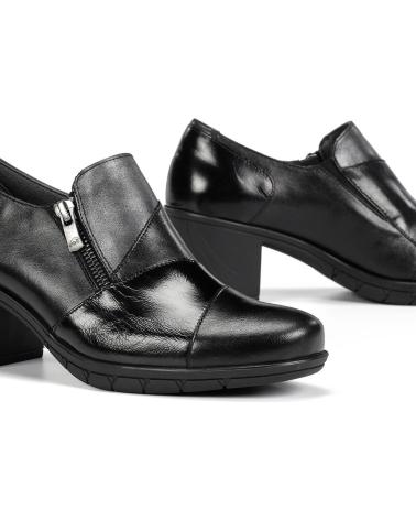 FLUCHOS ZAPATO CON CREMALLERA LATERAL NEGRO