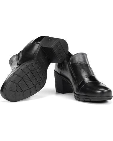 FLUCHOS ZAPATO CON CREMALLERA LATERAL NEGRO