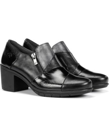 FLUCHOS ZAPATO CON CREMALLERA LATERAL NEGRO