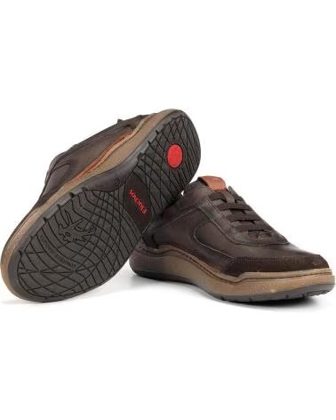 FLUCHOS ZAPATOS F2253-GUINEABORACAFE EN NEGRO PARA HOMBRE GUINEA BORA CAFECOM 2