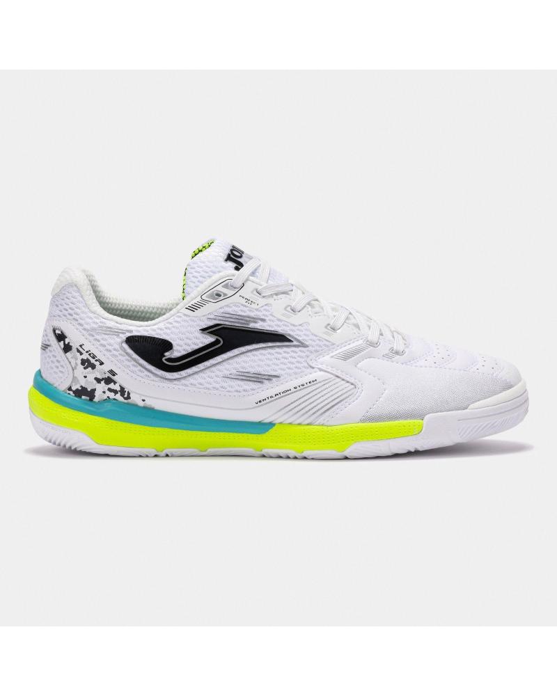 JOMA LIGA 5 2502 INDOOR WHITE - FUTSAL SHOE BLANCO