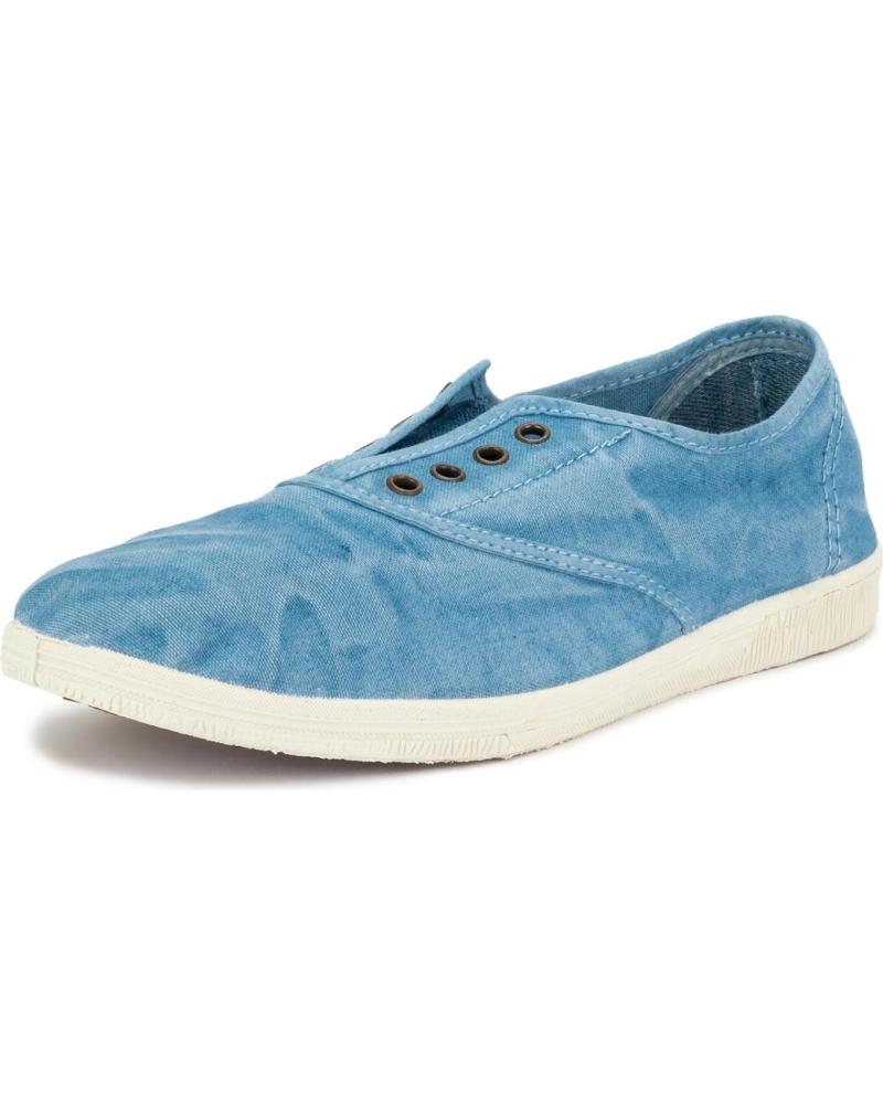 NATURAL WORLD ZAPATO INGLÉS ELÁSTICO 612E AZUL AZUL