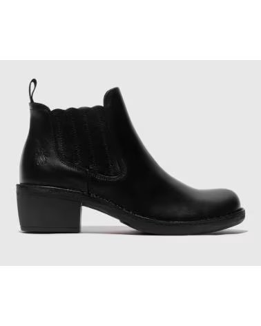 FLY LONDON STIVALETTI DONNA CHELSEA MOOF NERO NEGRO