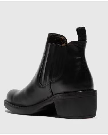 FLY LONDON STIVALETTI DONNA CHELSEA MOOF NERO NEGRO