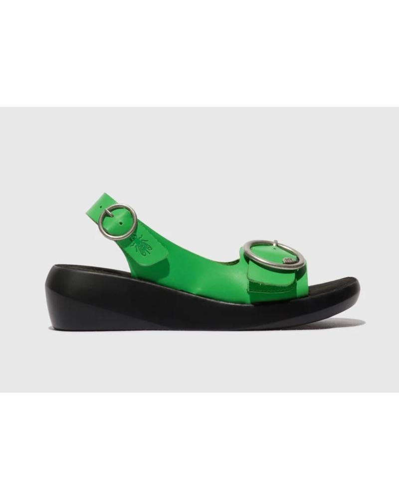 FLY LONDON SANDALO CON ZEPPA BERK VERDE VERDE