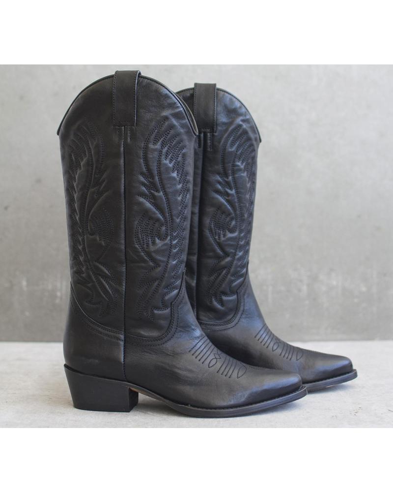 BEAT SHOES BOTA COWBOY HEIRESS - NEGRO