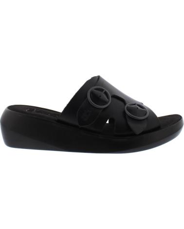 SANDALO BASSO FLY LONDON BAIT NERO NEGRO