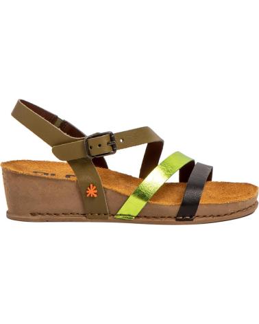 ART COMPANY I LIVE 1930 KEILSANDALE MIT MEHRFARBIGEN RIEMEN VARIOS COLORES