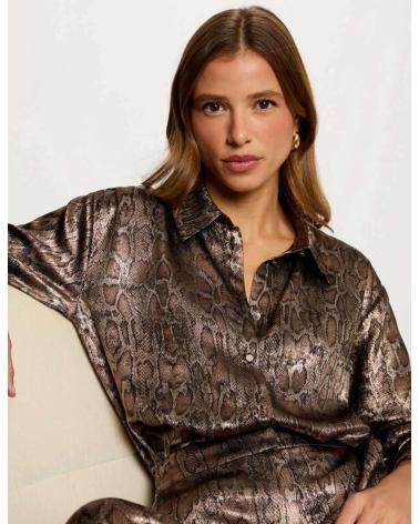 MORGAN HEMD 252-CEBIL F METALLIC ANIMAL PRINT ANIMAL PRINT