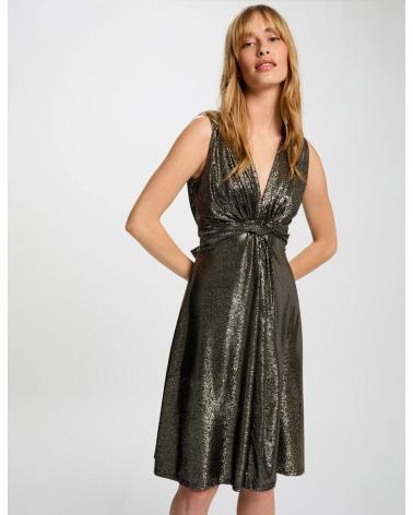 ABITO MIDI MORGAN 252-RCRIVA ORO SCINTILLANTE DORADO