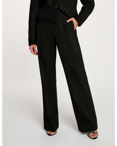 PANTALON LARGE MORGAN 242-PSUZO F NOIR NEGRO