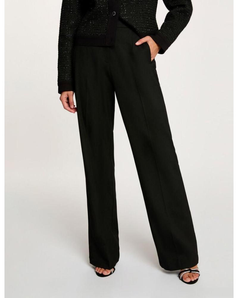 PANTALON LARGE MORGAN 242-PSUZO F NOIR NEGRO