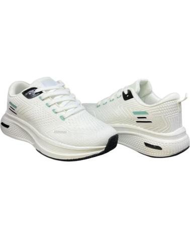 CALZADOMANIA SCARPE RUNNING COMBI BIANCHE BLANCO