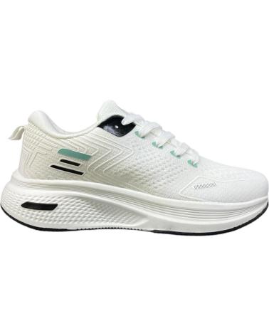 CALZADOMANIA SCARPE RUNNING COMBI BIANCHE BLANCO