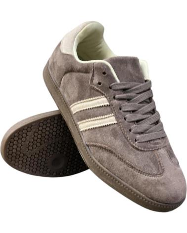 CALZADOMANIA SCARPE SPORTIVE SUOLA GEL MARRONE MARRON