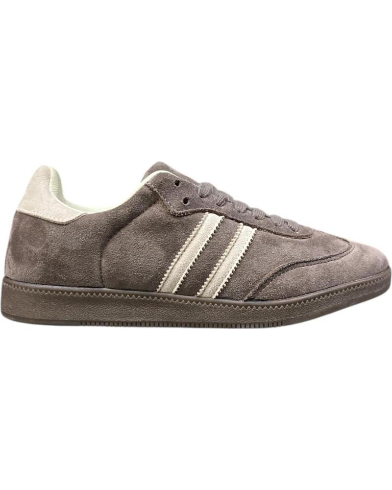 CALZADOMANIA SCARPE SPORTIVE SUOLA GEL MARRONE MARRON