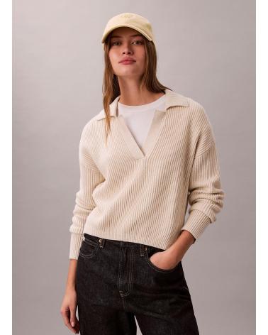 CAPPELLINO DA BASEBALL CALVIN KLEIN MONOGRAM EMBROIDERY TAUPE TAUPE