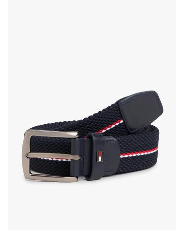 TOMMY HILFIGER DENTON ELASTISCHER GÜRTEL MARINEBLAU MARINO