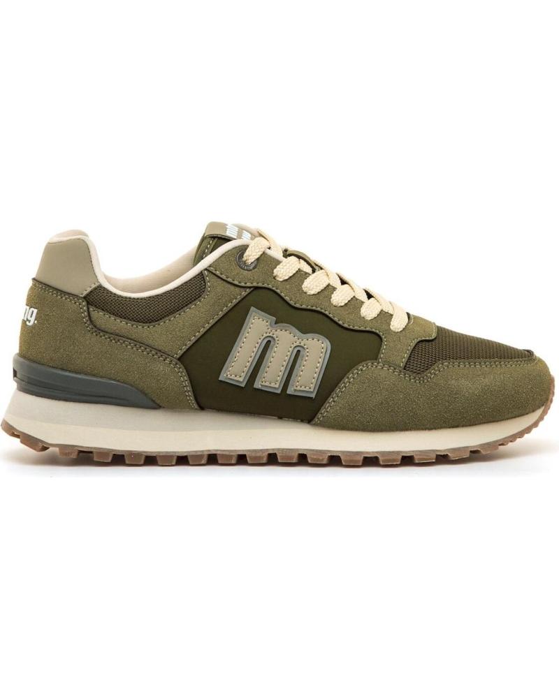 BASKETS CASUAL HOMME MTNG 84711 VERT VERDE