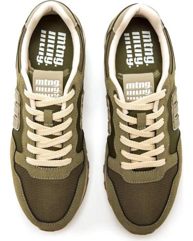 BASKETS CASUAL HOMME MTNG 84711 VERT VERDE
