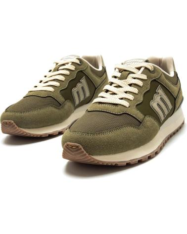 BASKETS CASUAL HOMME MTNG 84711 VERT VERDE