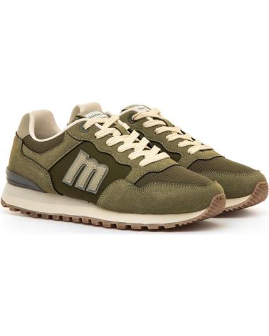 BASKETS CASUAL HOMME MTNG 84711 VERT VERDE